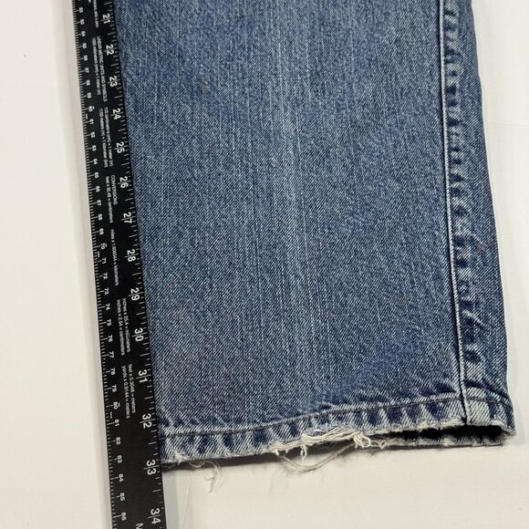 Levis Silvertab Baggy Jean Blue Wash Loose Skater USA 90s Y2K Purple Label 34x34 - Picture 6 of 9